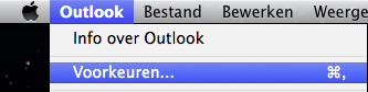 Outlook voorkeuren