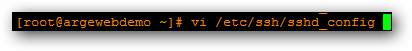 vi sshd_config