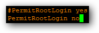PermitRootLogin